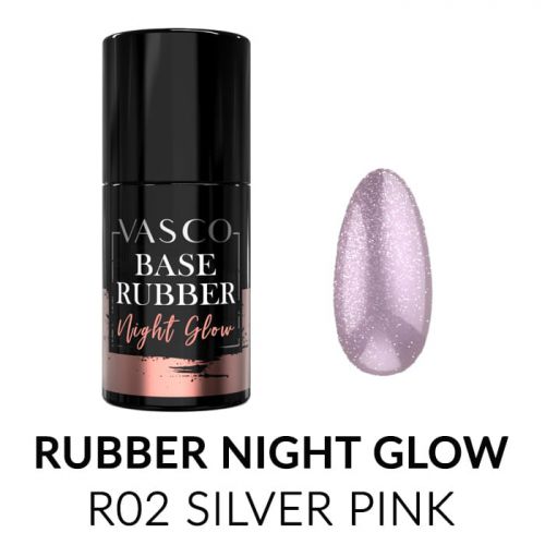 Baza hybrydowa Base Rubber Night Glow R02 Silver Pink