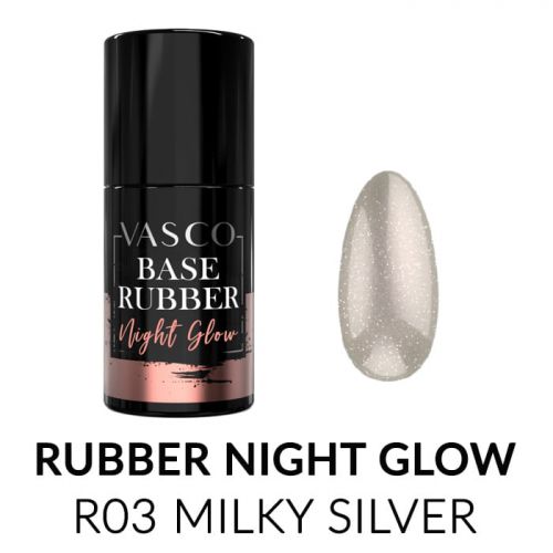 Baza hybrydowa Base Rubber Night Glow R03 Milky Silver