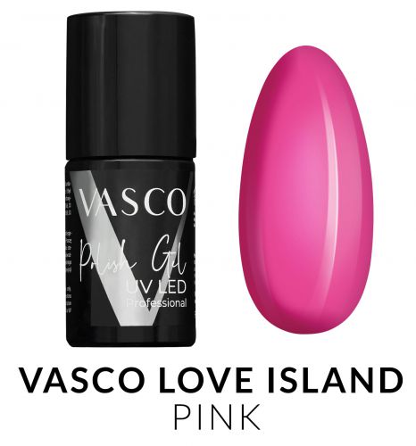 Lakier hybrydowy V20 Pink Love Island Vasco