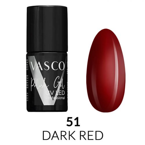 Lakier hybrydowy V51 Dark Red Ready Red Vasco