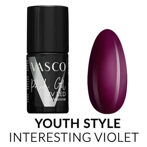 Lakier hybrydowy V66 Interesting Violet Youth Style Vasco