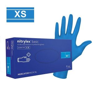RĘKAWICZKI NITRYLEX CLASSIC BLUE XS