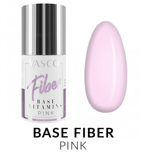 Baza hybrydowa Base Fiber Pink Transparentny Vasco