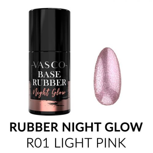 Baza hybrydowa Base Rubber Night Glow R01 Light Pink