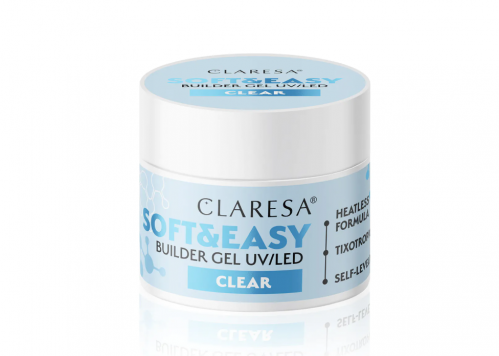 Claresa żel budujący Soft&Easy gel clear 12g