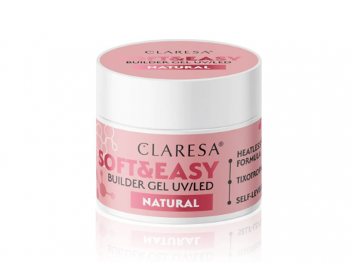 Claresa żel budujący Soft&Easy gel natural 12g