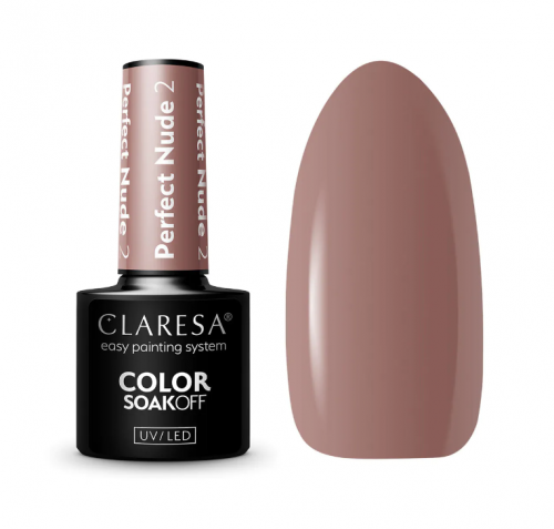 CLARESA Lakier hybrydowy PERFECT NUDE 2 -5g