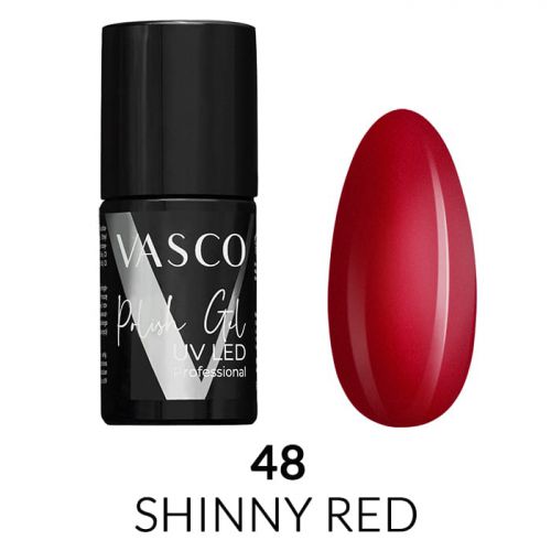 Lakier hybrydowy V48 Shinny Red Ready Red Vasco
