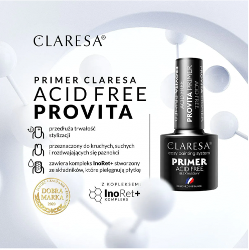 CLARESA Primer Bezkwasowy Acid Free Provita 5 g