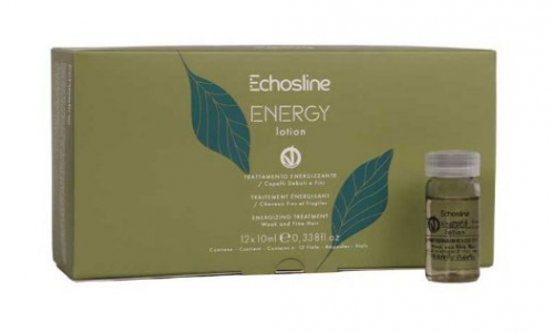 Echosline Energy, lotion o działaniu wzmacniającym włosy i skórę głowy, 1x10ml