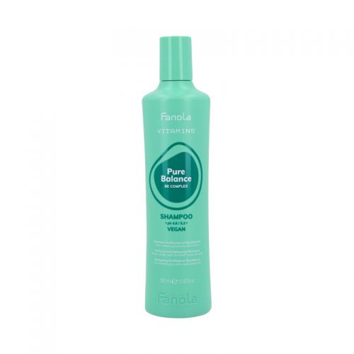 FANOLA VITAMINS PURE BALANCE Przeciwłupieżowy szampon do włosów z kompleksem witamin B E 350 ml