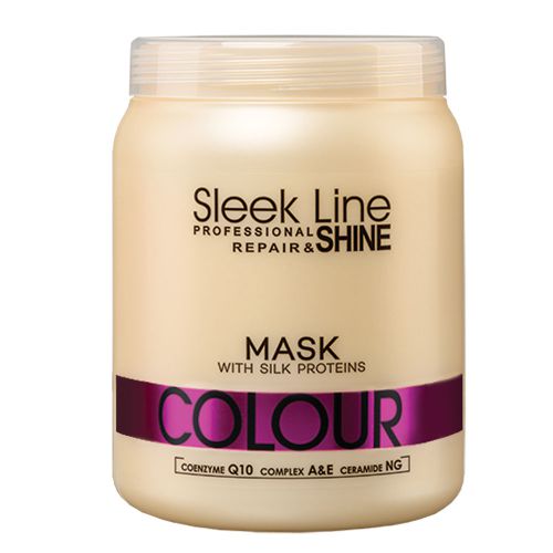 STAPIZ Maska do włosów farbowanych 1000 ml Sleek Line Colour