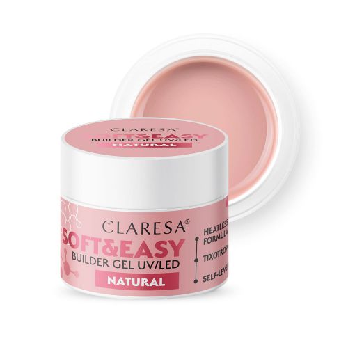 Claresa żel budujący Soft&Easy gel natural 12g