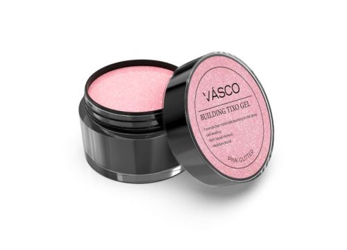 Żel budujący Tixo Pink Glitter Vasco 15 ml