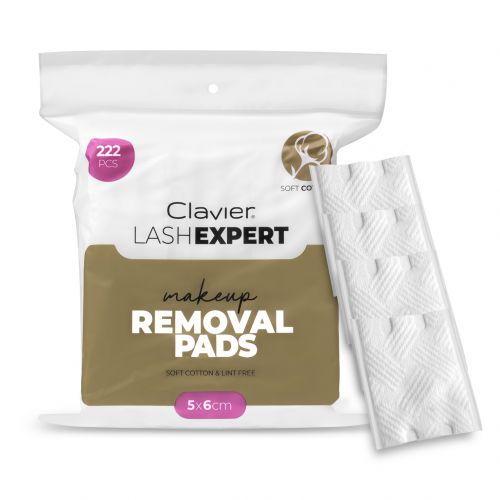 Płatki do demakijażu LASH EXPERT Removal Pads make up, Clavier, 222 szt.