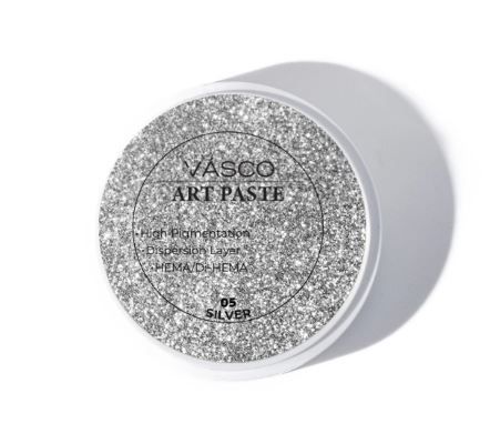 Pasta do zdobień Art Paste Hema Free Silver Vasco 5g